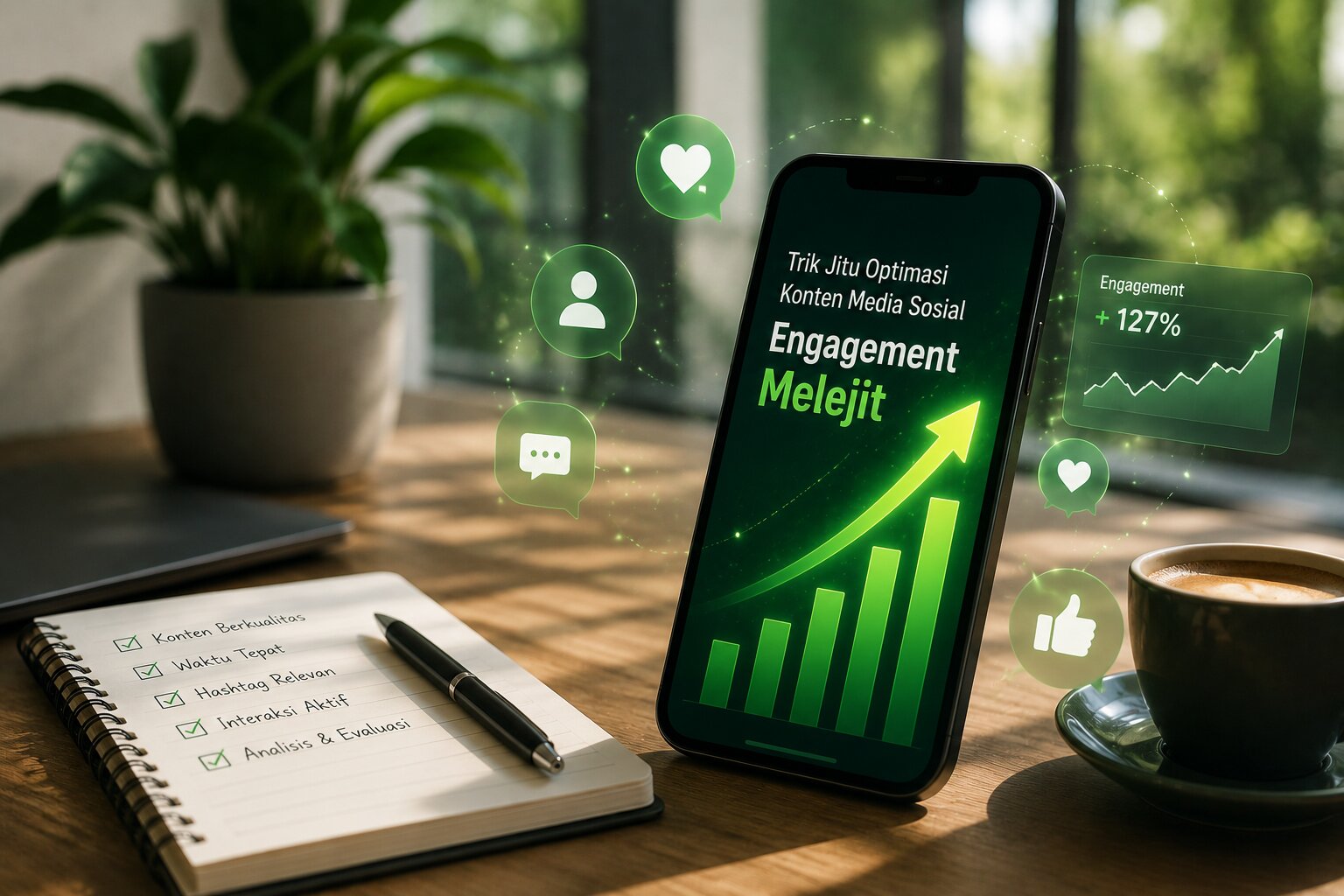 Strategi Pembuatan Konten Viral Media Sosial dengan Pendekatan Psikologi Audiens, Algoritma, dan Storytelling untuk Meningkatkan Engagement Organik